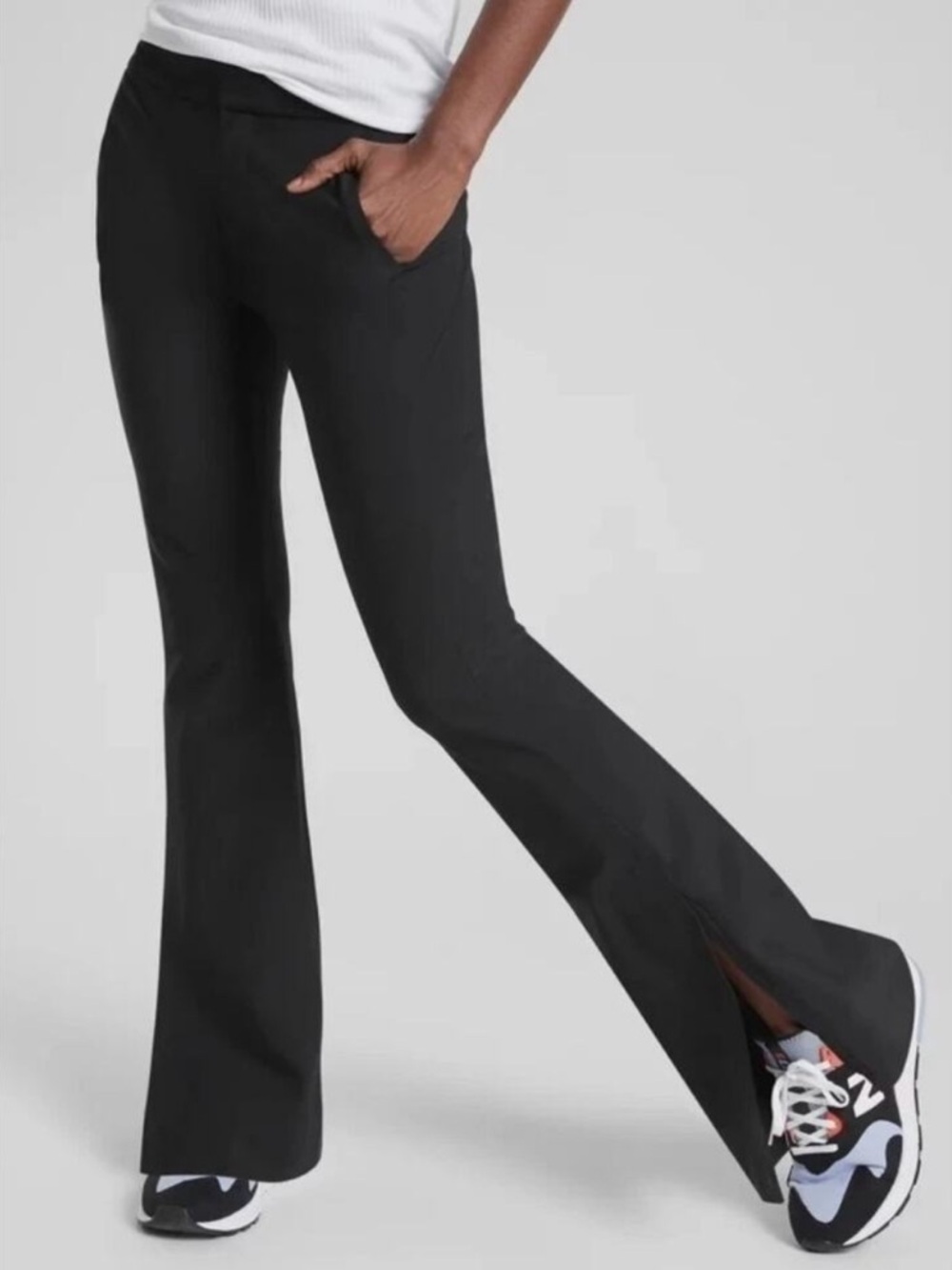Athleta Stellar Flare Pants Black Size 8‎ Work
Travel Stretch